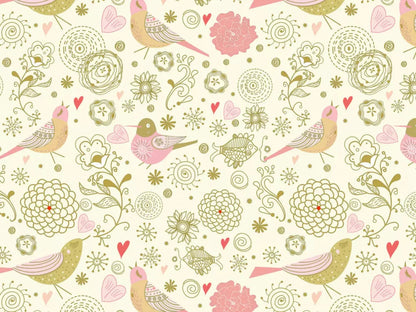 Song Bird 68X5 Fleece ( 80 X 60 Inch ) Backdrop