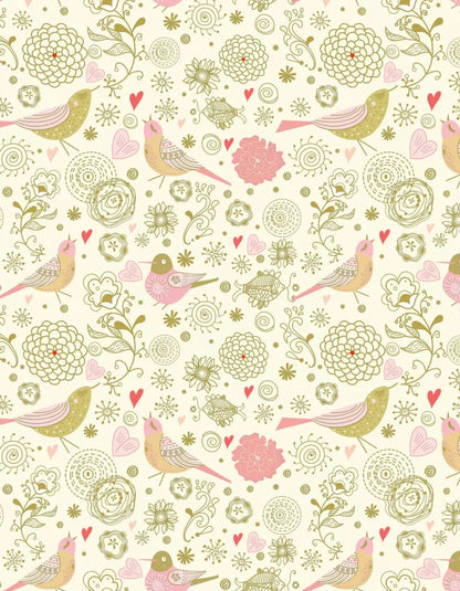 Song Bird 6X8 Fleece ( 72 X 96 Inch ) Backdrop