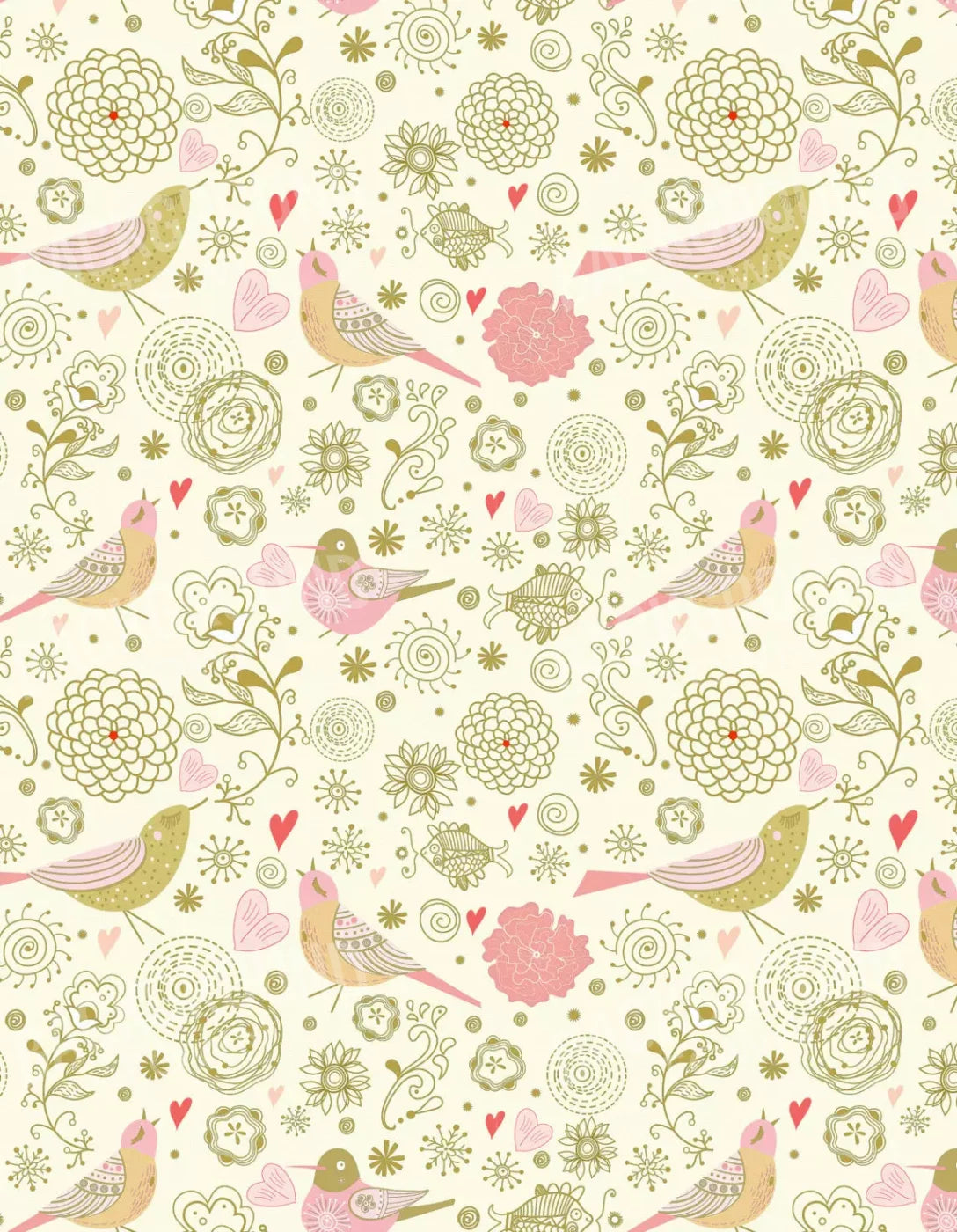 Song Bird 6X8 Fleece ( 72 X 96 Inch ) Backdrop