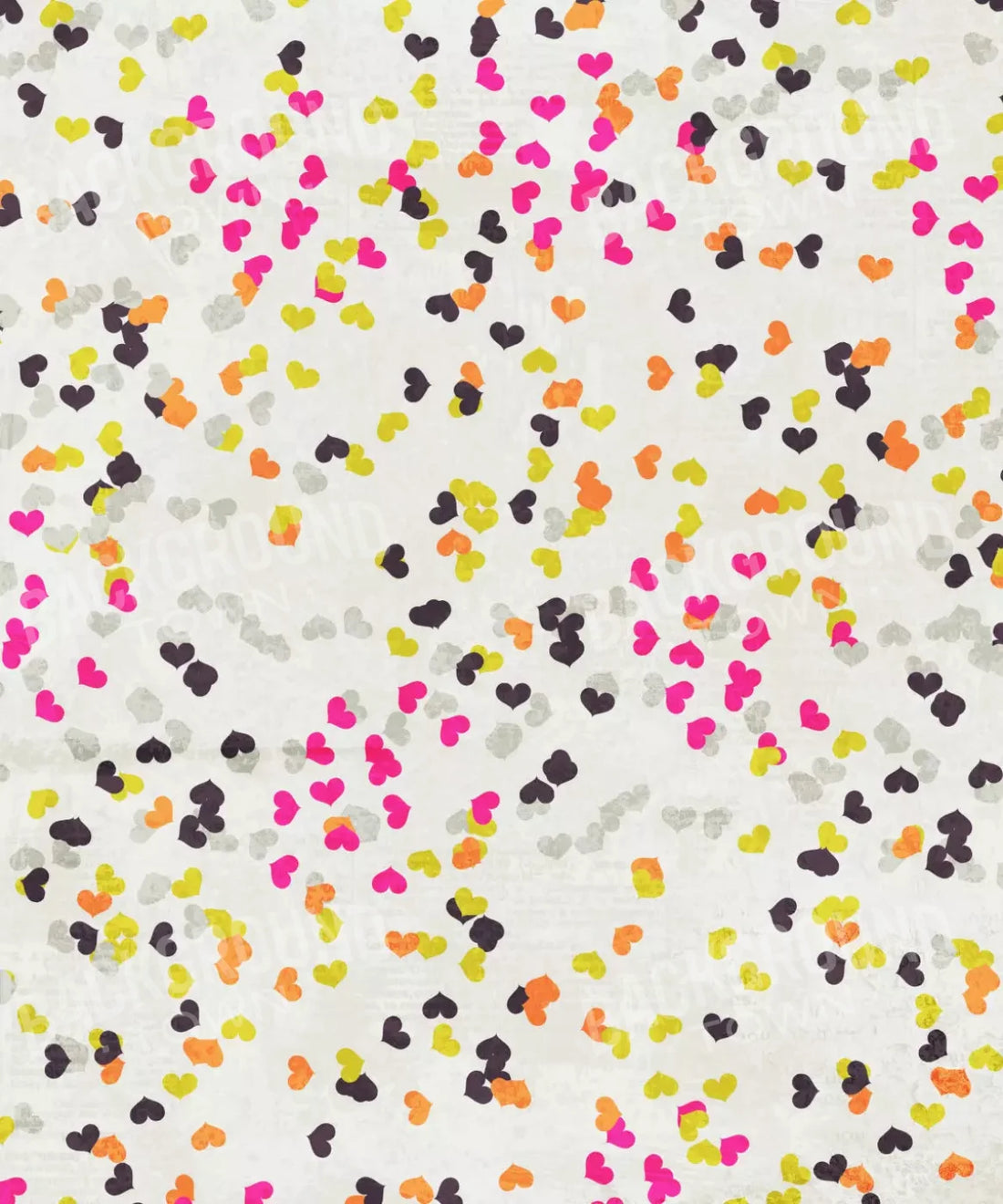 White Valentines Day Backdrop for Photography