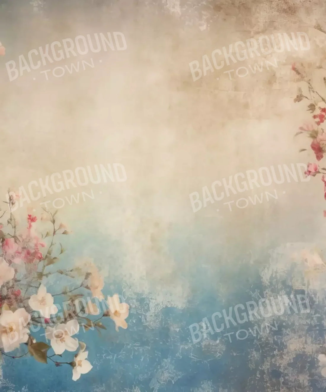 Blue, Pink  Backdrop for Photography