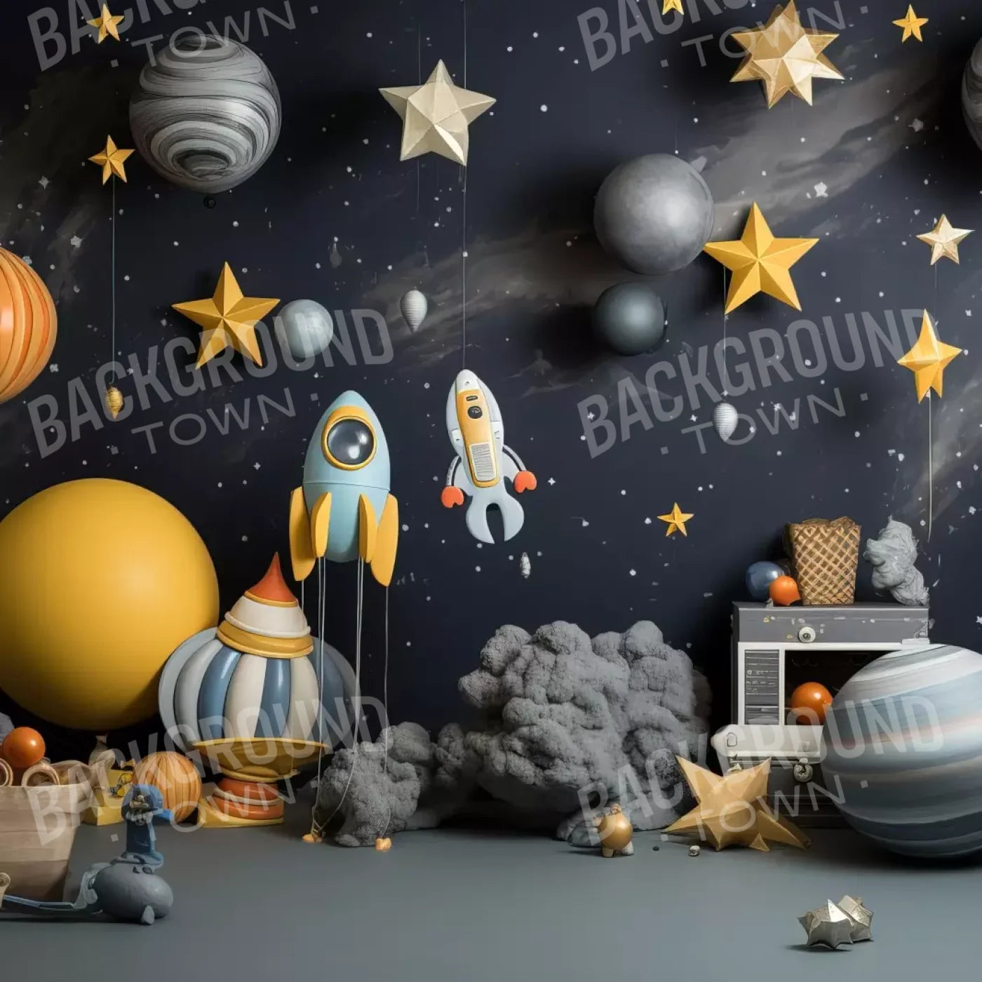 Space Cadet I 10’X10’ Ultracloth (120 X Inch) Backdrop