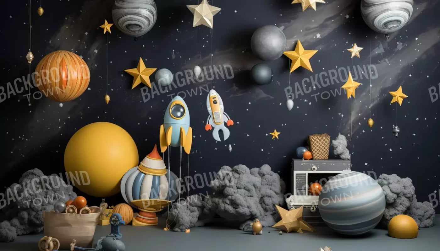 Space Cadet I 14’X8’ Ultracloth (168 X 96 Inch) Backdrop