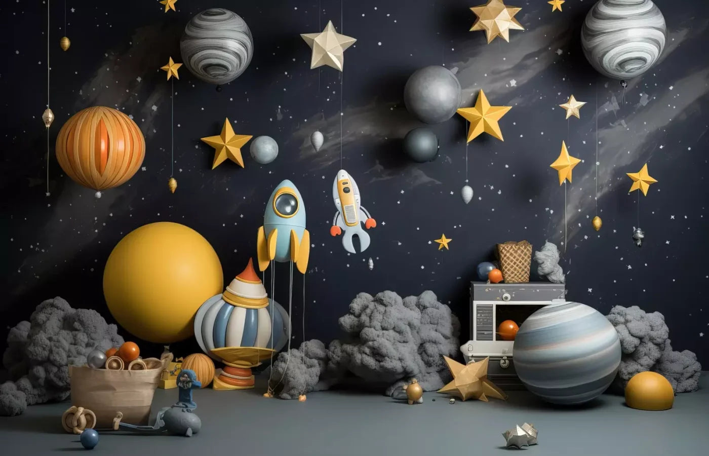 Space Cadet I 14’X9’ Ultracloth (168 X 108 Inch) Backdrop