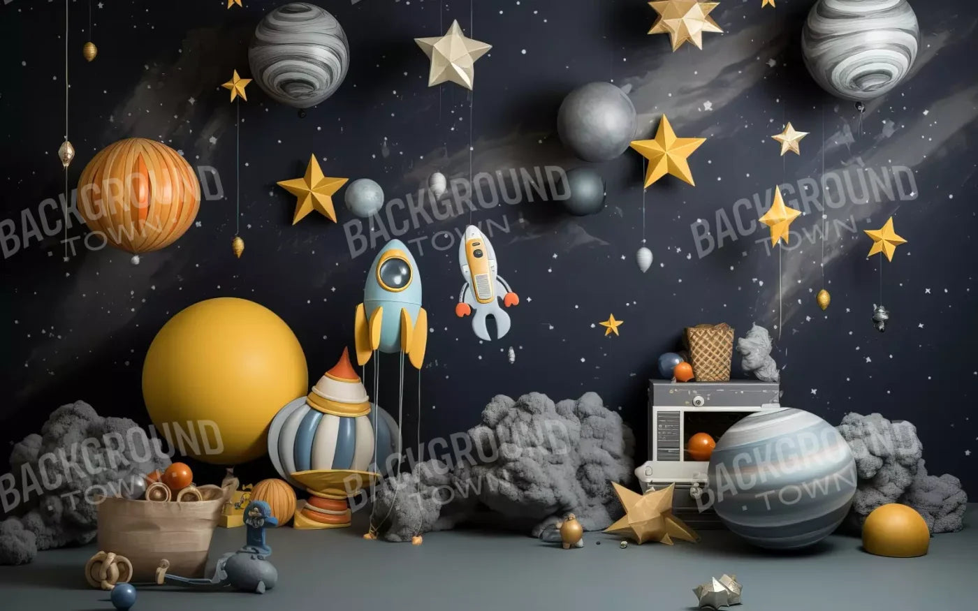 Space Cadet I 16’X10’ Ultracloth (192 X 120 Inch) Backdrop