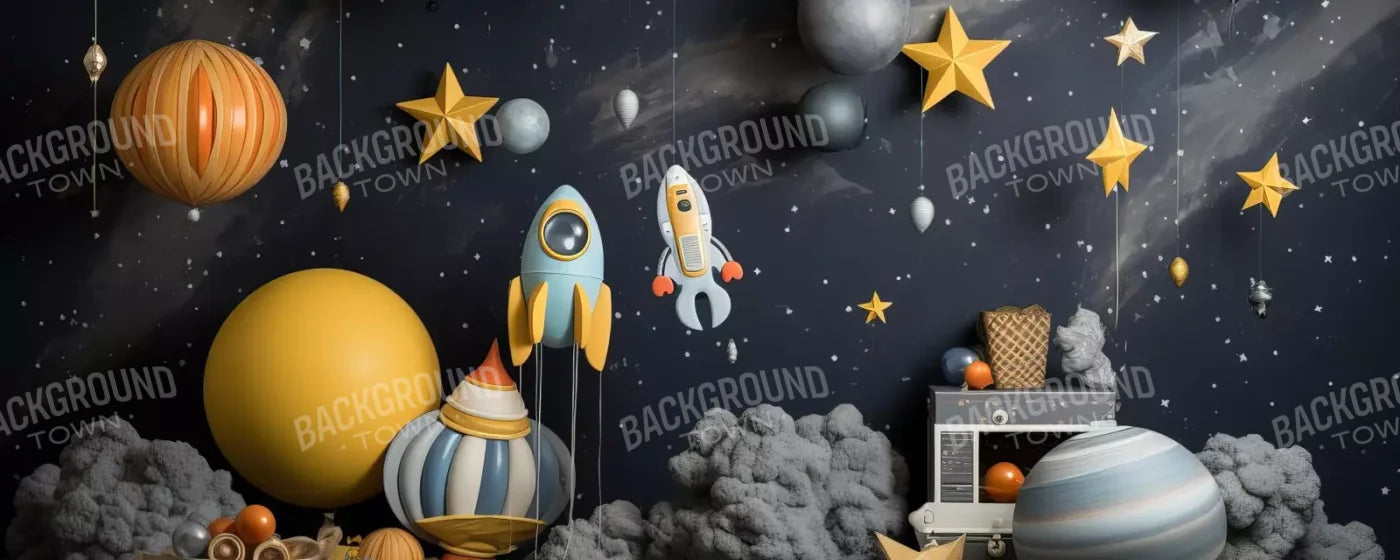 Space Cadet I 20’X8’ Ultracloth (240 X 96 Inch) Backdrop