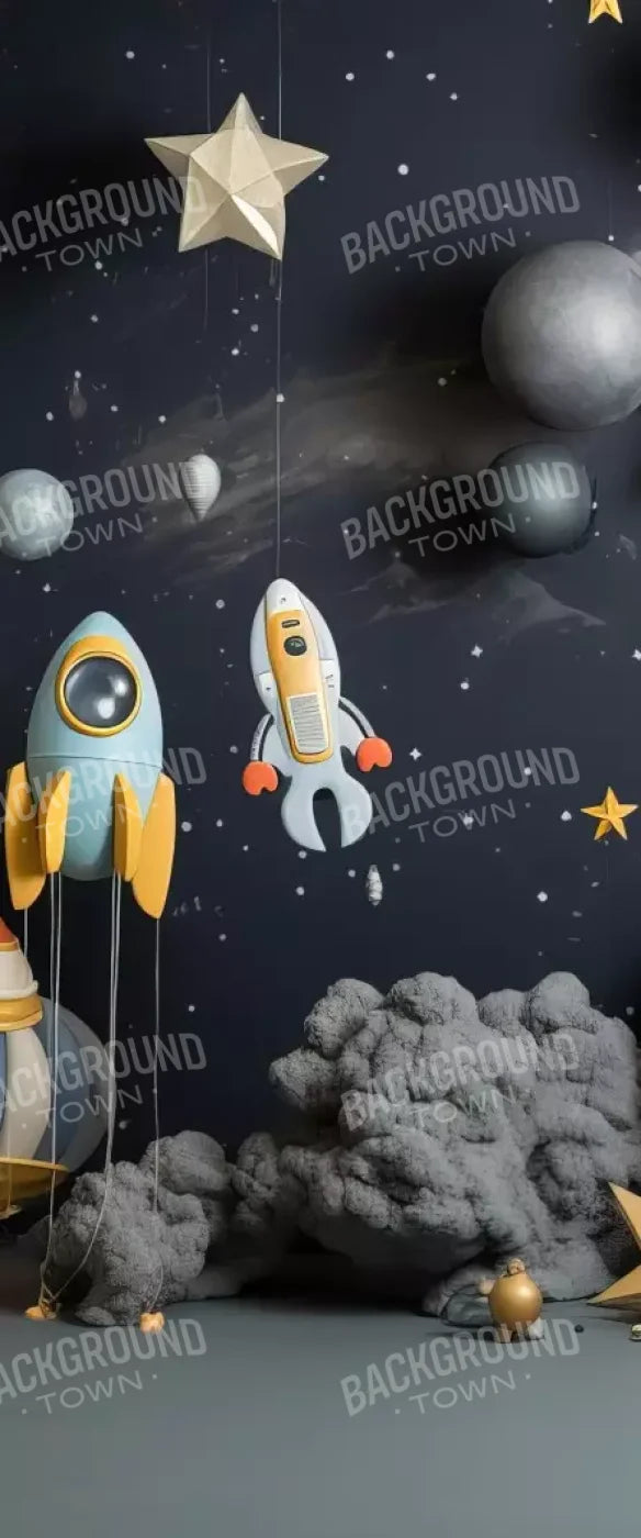 Space Cadet I 5’X12’ Ultracloth For Westcott X-Drop (60 X 144 Inch) Backdrop