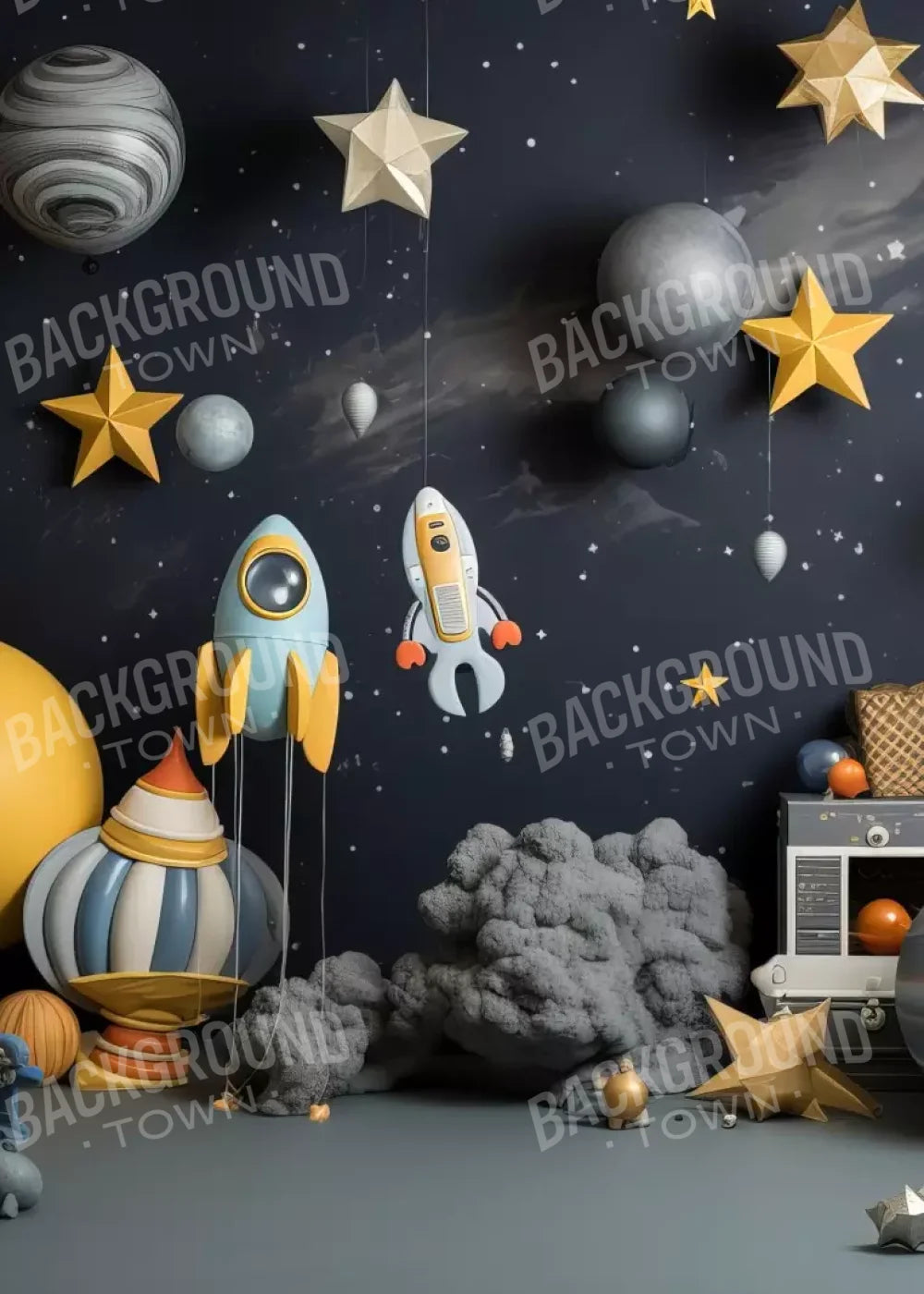 Space Cadet I 5’X7’ Ultracloth (60 X 84 Inch) Backdrop