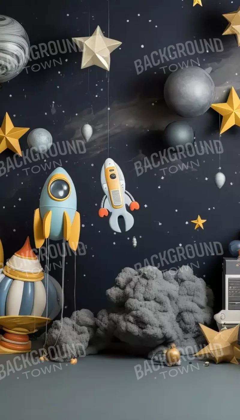 Space Cadet I 8’X14’ Ultracloth (96 X 168 Inch) Backdrop