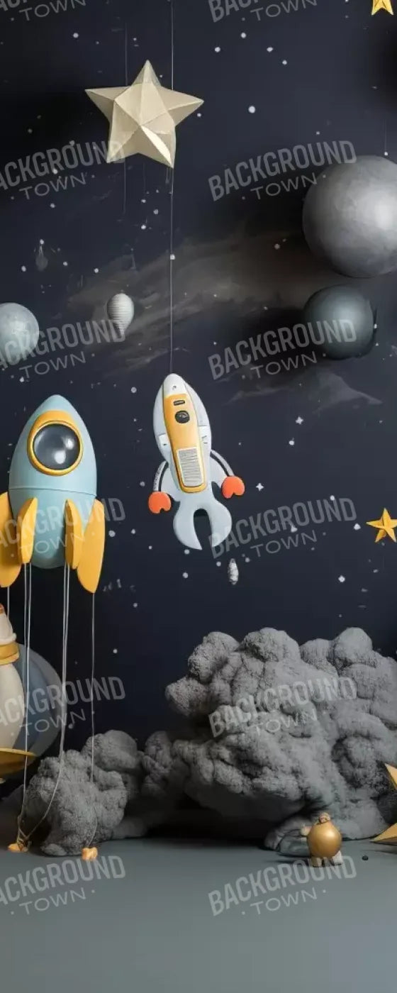 Space Cadet I 8’X20’ Ultracloth (96 X 240 Inch) Backdrop