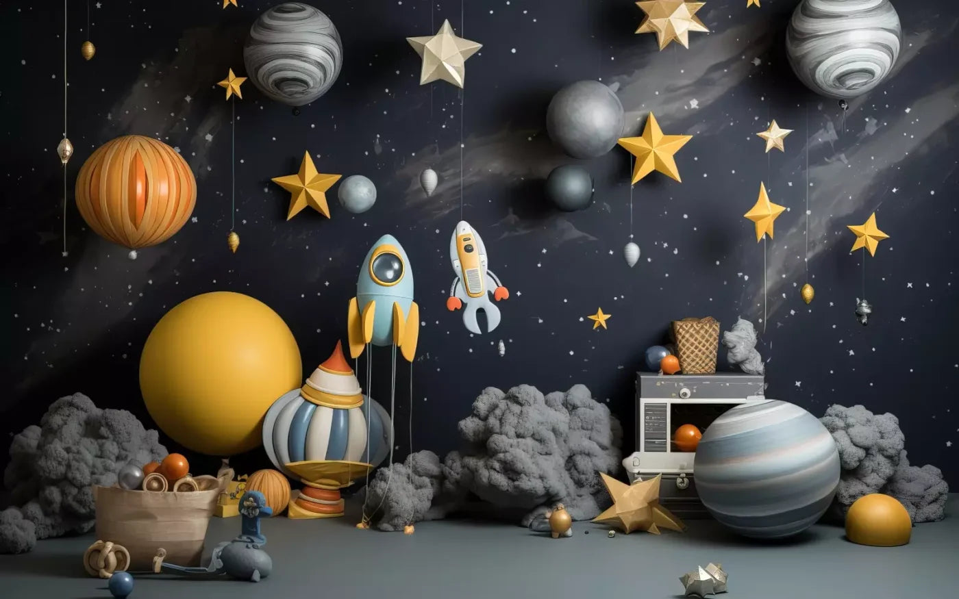 Space Cadet I 8’X5’ Ultracloth (96 X 60 Inch) Backdrop