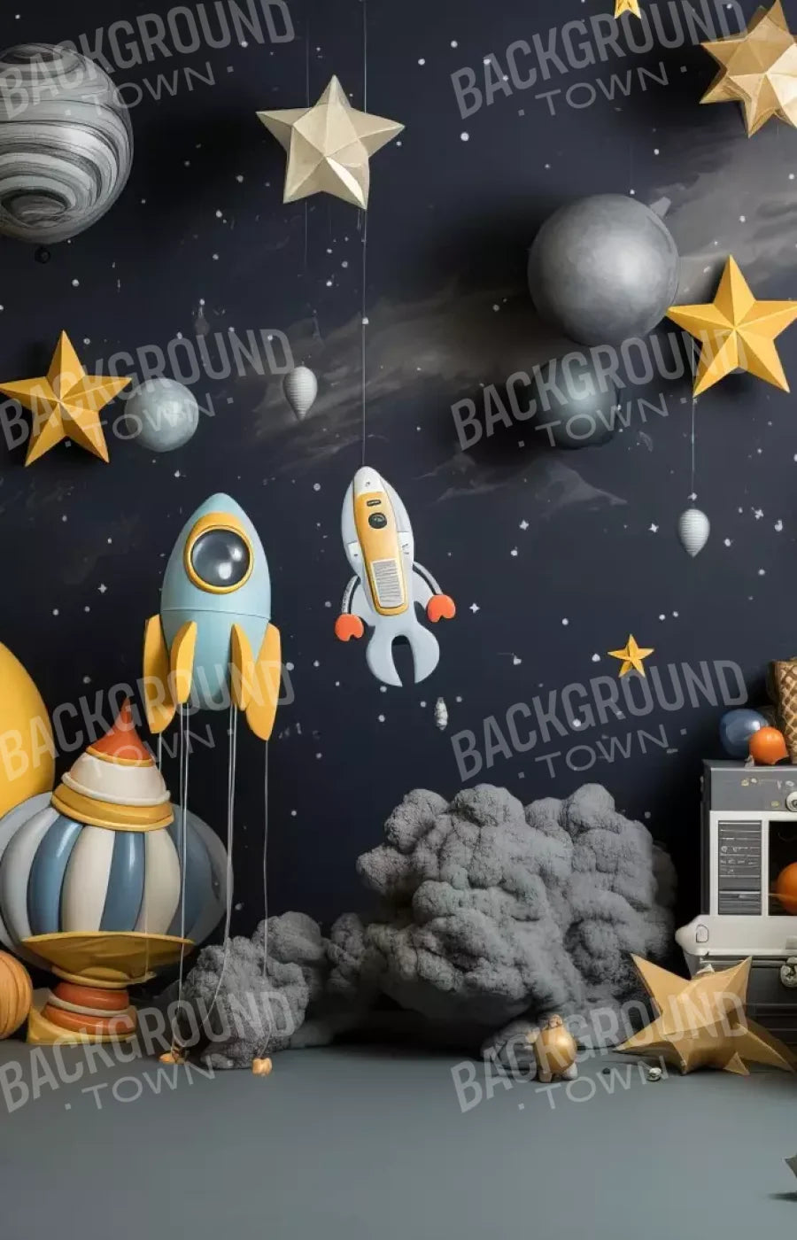 Space Cadet I 9’X14’ Ultracloth (108 X 168 Inch) Backdrop