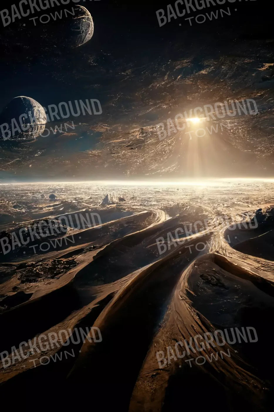 Space War I 5’X8’ Ultracloth (60 X 96 Inch) Backdrop