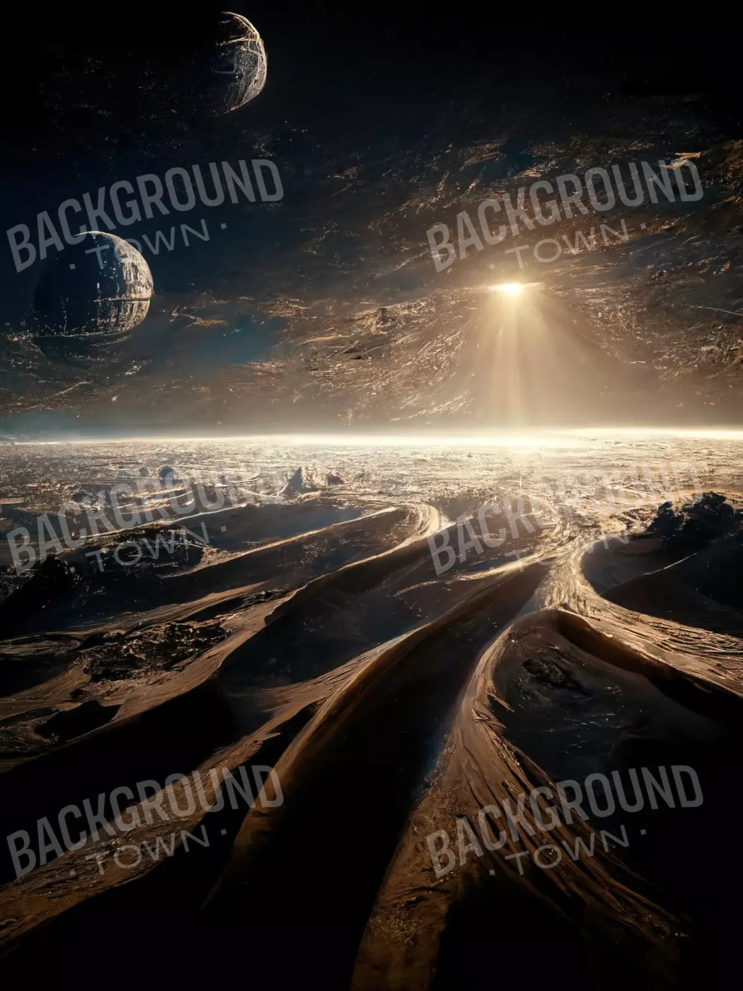 Space War I 8’X10’ Fleece (96 X 120 Inch) Backdrop