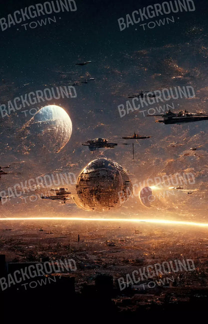 Space Warz 2 8’X12’ Ultracloth (96 X 144 Inch) Backdrop