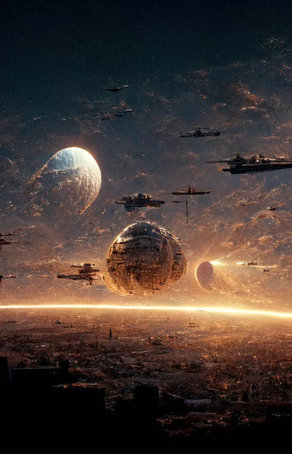 Space Warz 2 8’X12’ Ultracloth (96 X 144 Inch) Backdrop
