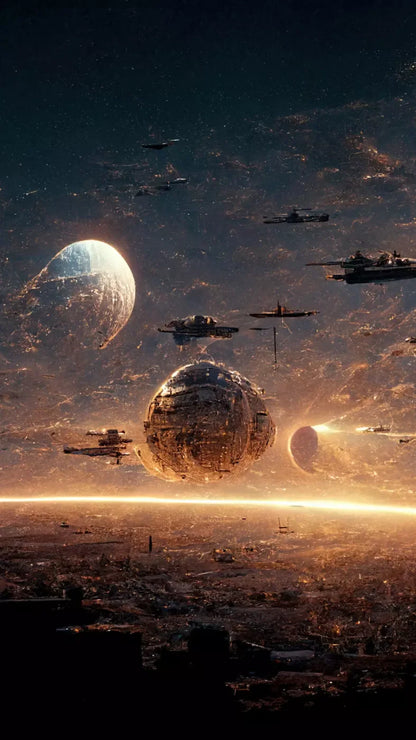 Space Warz 2 8’X14’ Ultracloth (96 X 168 Inch) Backdrop