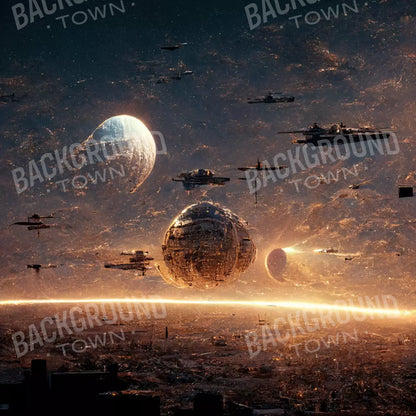 Space Warz 2 8’X8’ Fleece (96 X Inch) Backdrop