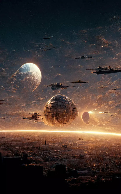 Space Warz 2 9’X14’ Ultracloth (108 X 168 Inch) Backdrop