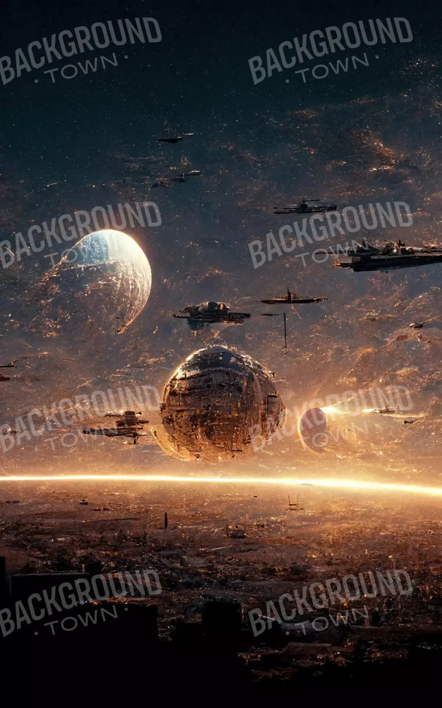 Space Warz 2 9’X14’ Ultracloth (108 X 168 Inch) Backdrop