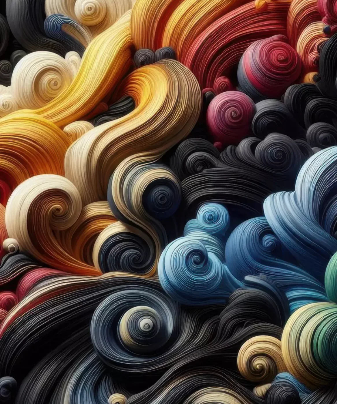 Spiraled Yarn Skeins 10’X12’ Ultracloth (120 X 144 Inch) Backdrop