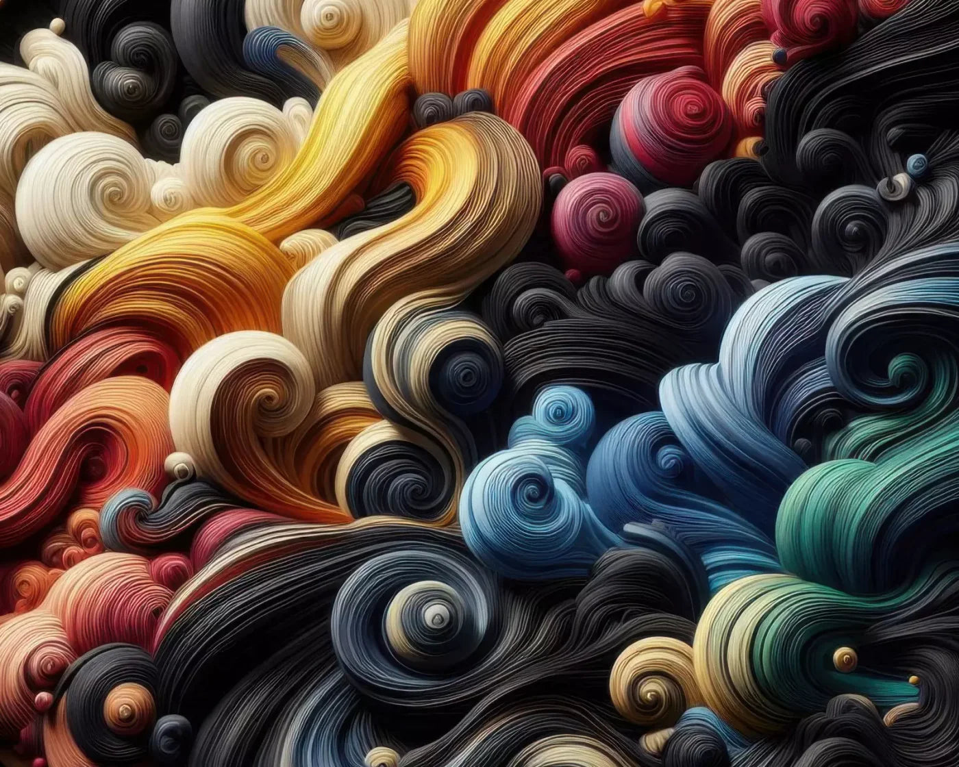 Spiraled Yarn Skeins 10’X8’ Fleece (120 X 96 Inch) Backdrop