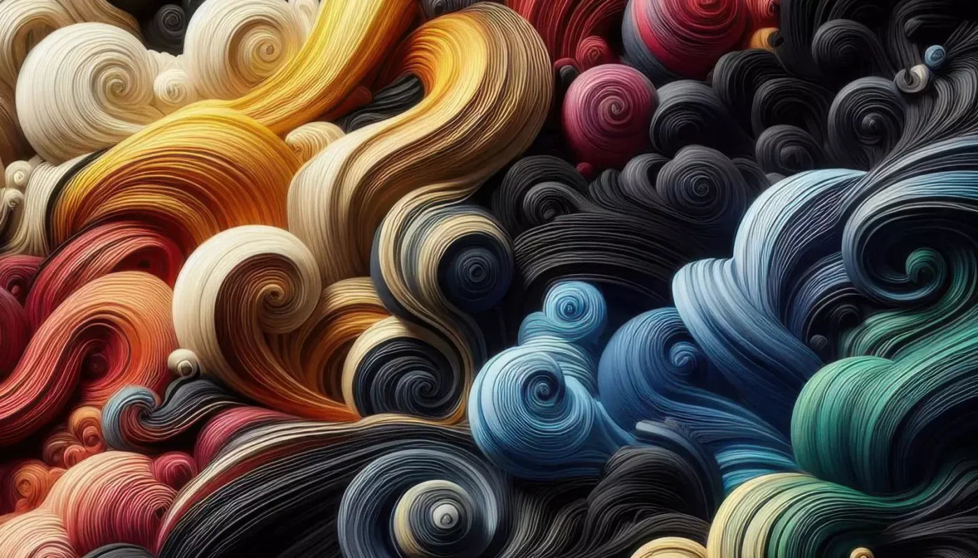 Spiraled Yarn Skeins 14’X8’ Ultracloth (168 X 96 Inch) Backdrop