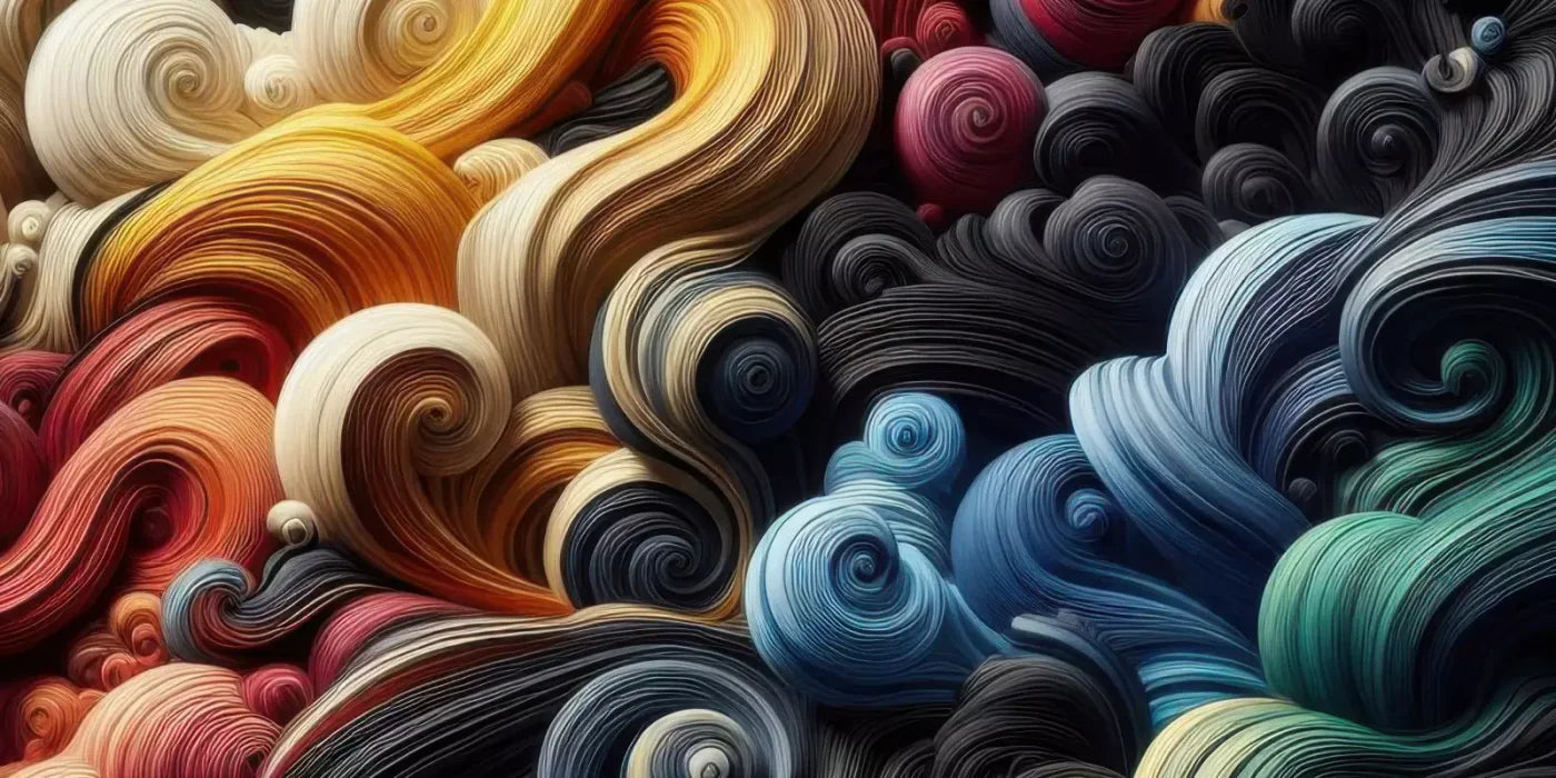 Spiraled Yarn Skeins 20’X10’ Ultracloth (240 X 120 Inch) Backdrop
