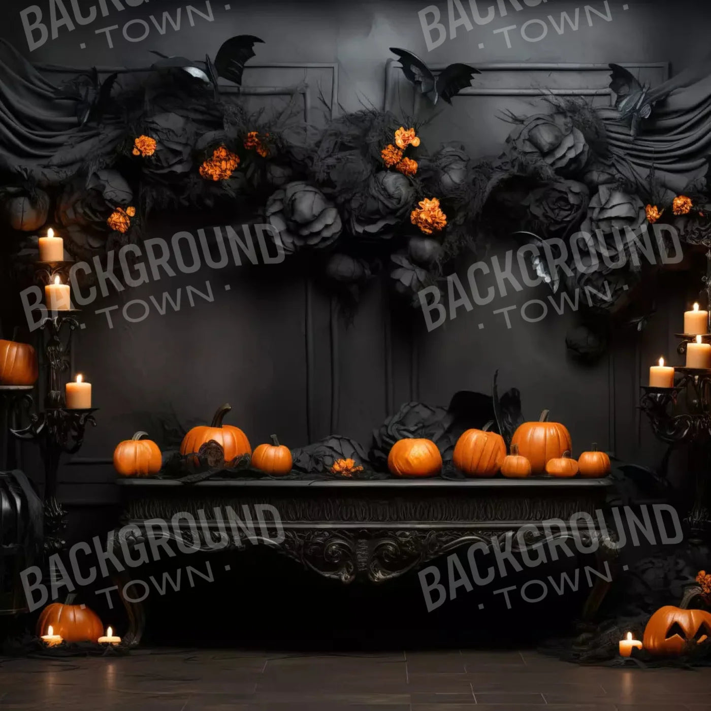 Spooktastic 10X10 Ultracloth ( 120 X Inch ) Backdrop