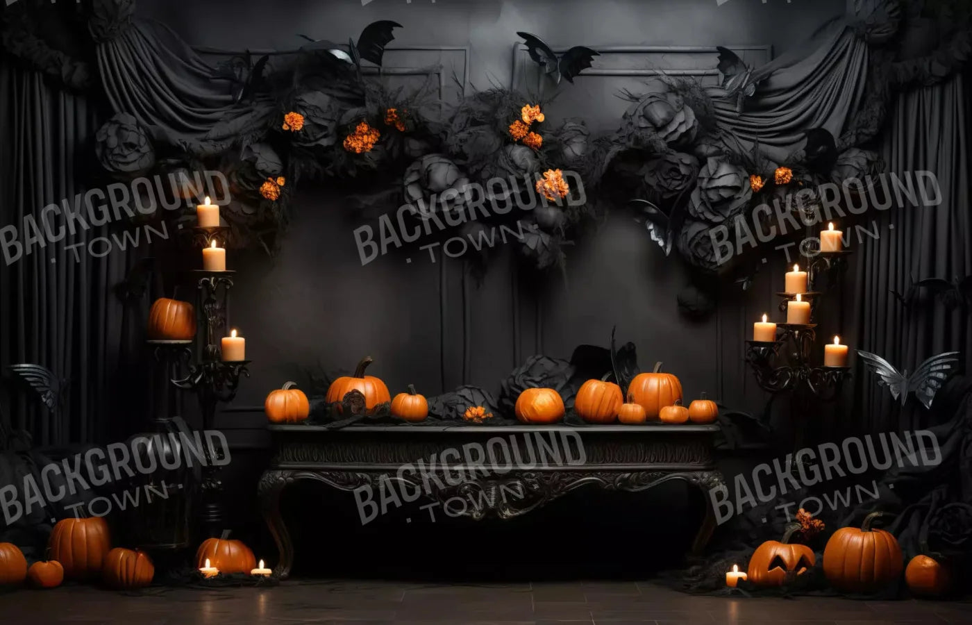 Spooktastic 12X8 Ultracloth ( 144 X 96 Inch ) Backdrop