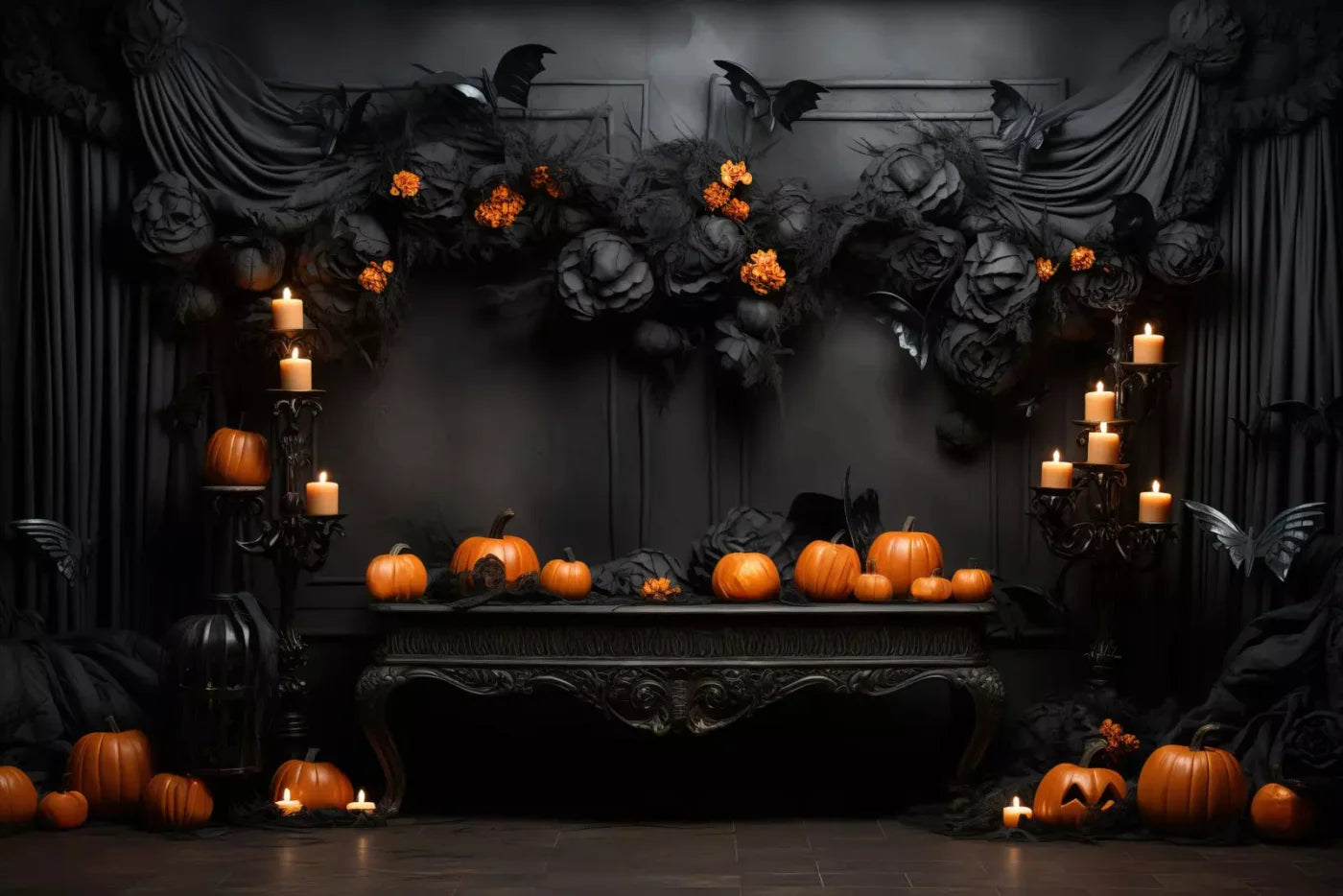 Spooktastic 8X5 Ultracloth ( 96 X 60 Inch ) Backdrop