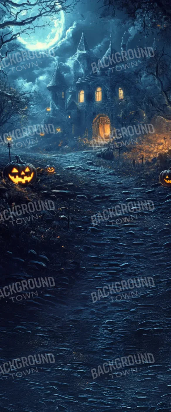 Spooky Neighbour Sweep 5’x12’ UltraCloth for Westcott X-Drop (60 x 144 inch) Backdrop