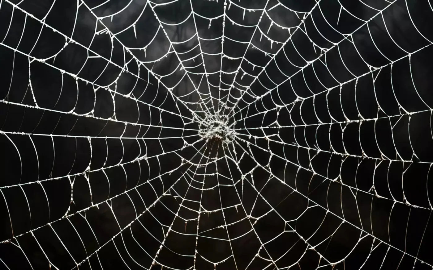 Spooky Spider Web 14X9 Ultracloth ( 168 X 108 Inch ) Backdrop