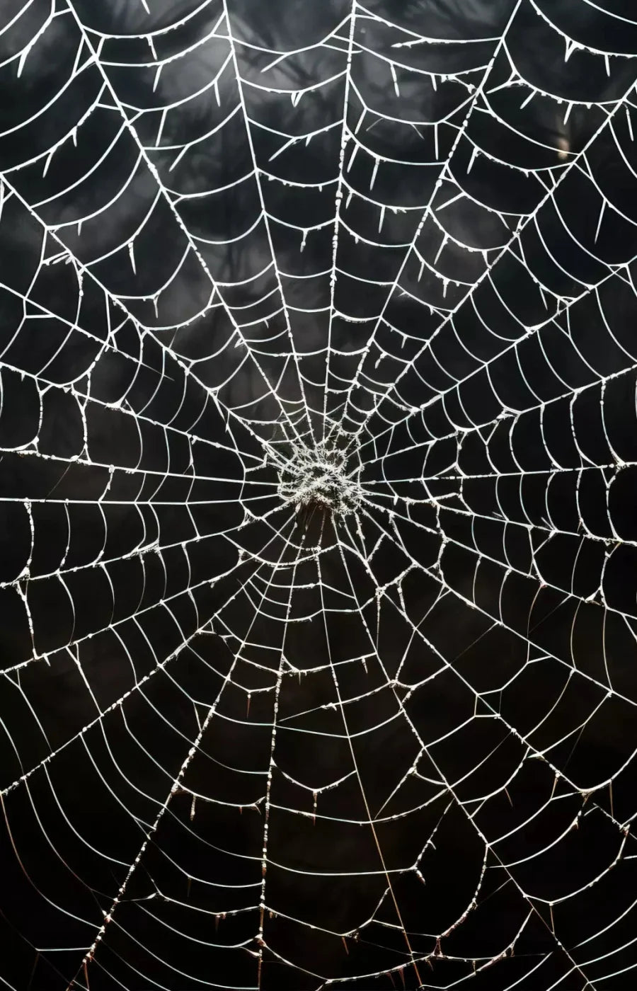 Spooky Spider Web 8X12 Ultracloth ( 96 X 144 Inch ) Backdrop