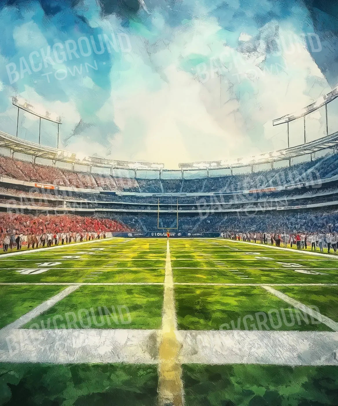 Sports Field 10’x12’ UltraCloth (120 x 144 inch) Backdrop