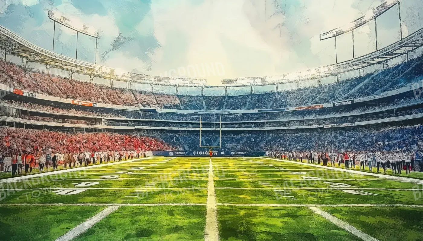 Sports Field 14’x8’ UltraCloth (168 x 96 inch) Backdrop