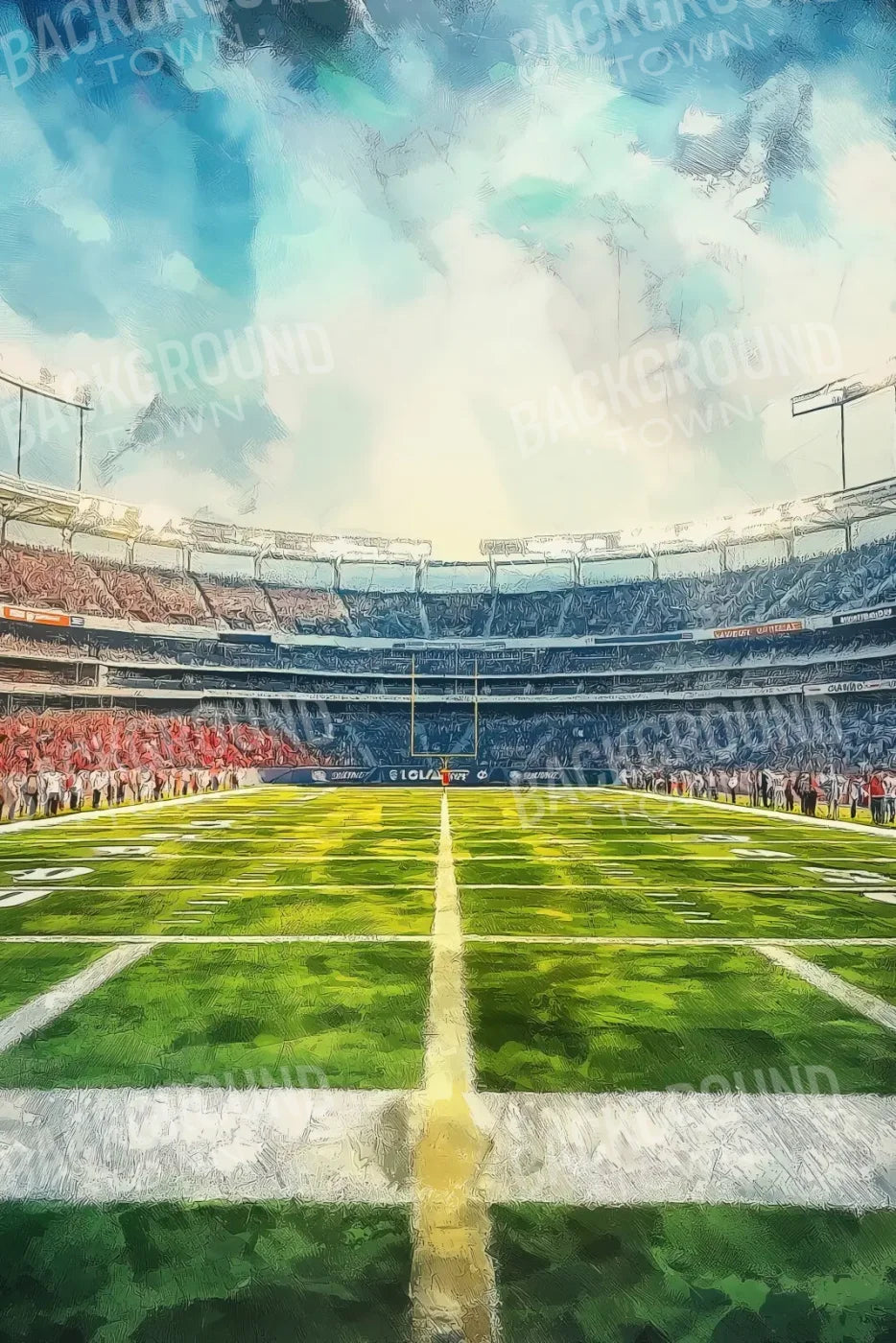 Sports Field 8’x12’ UltraCloth (96 x 144 inch) Backdrop