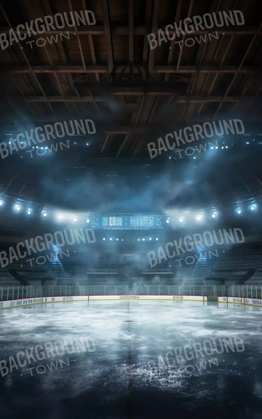 Sports Hockey On Ice 10’X16’ Ultracloth (120 X 192 Inch) Backdrop