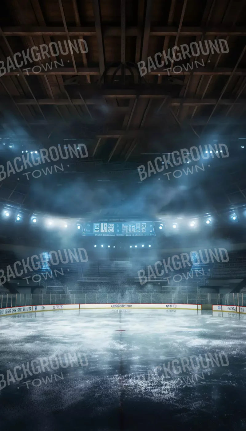 Sports Hockey On Ice 8’X14’ Ultracloth (96 X 168 Inch) Backdrop