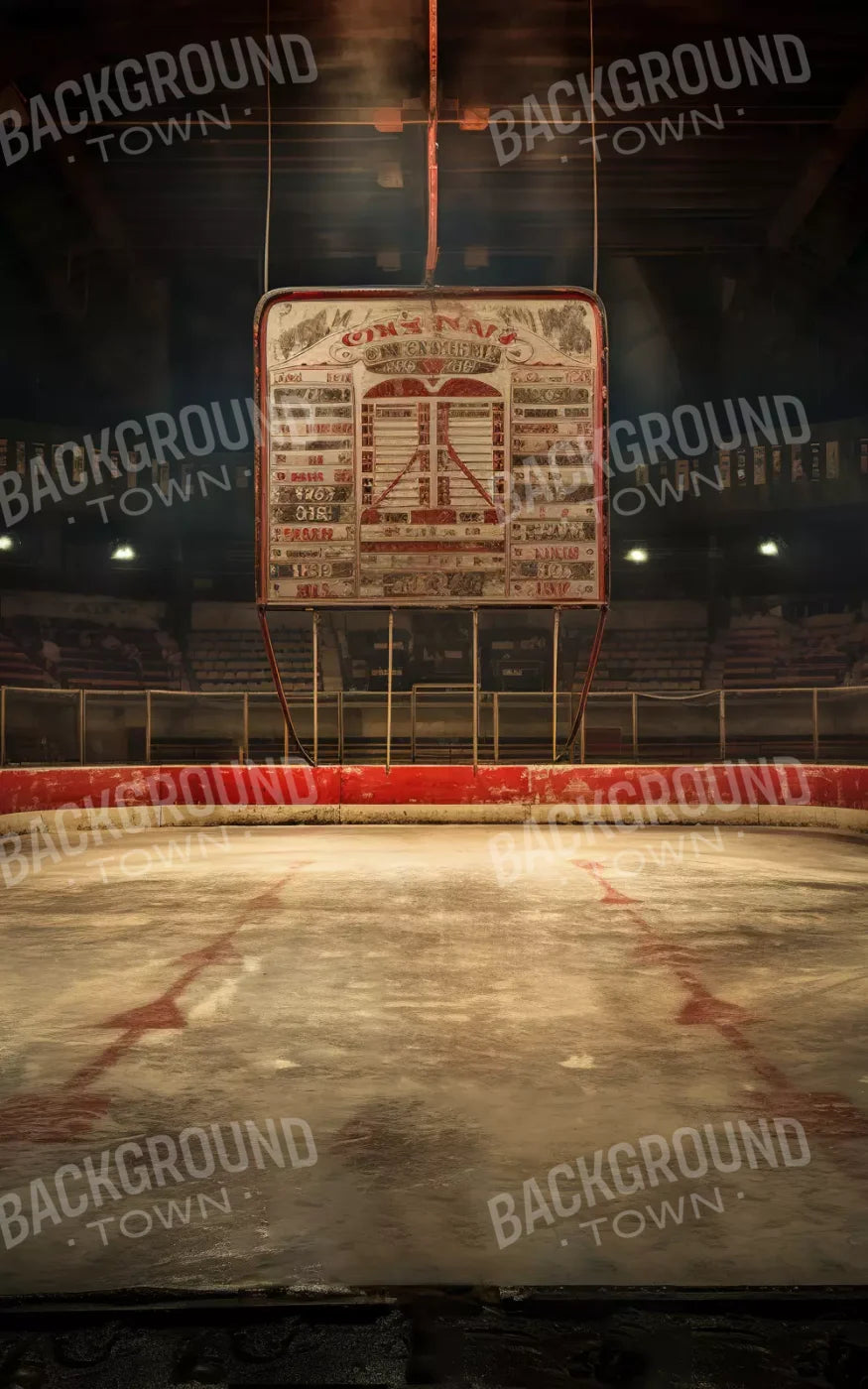 Sports Hockey On Ice Vintage 10’X16’ Ultracloth (120 X 192 Inch) Backdrop