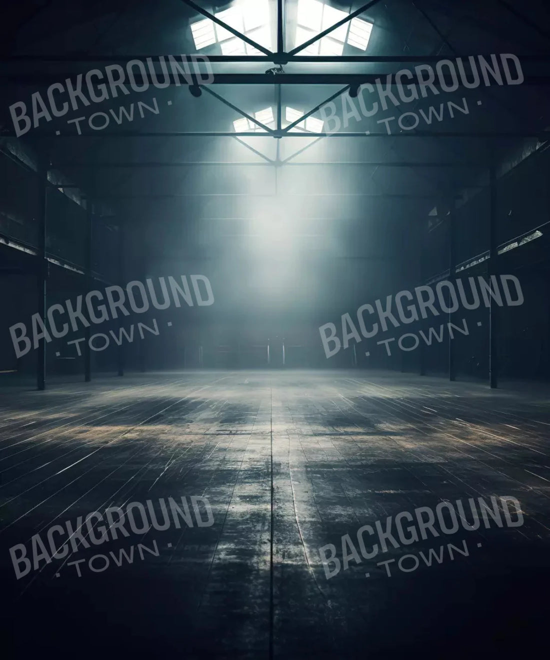 dark abandoned warehouse Backdrop for Photography