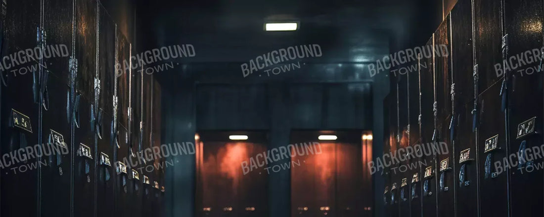 Sports Locker Room Warm 20’X8’ Ultracloth (240 X 96 Inch) Backdrop