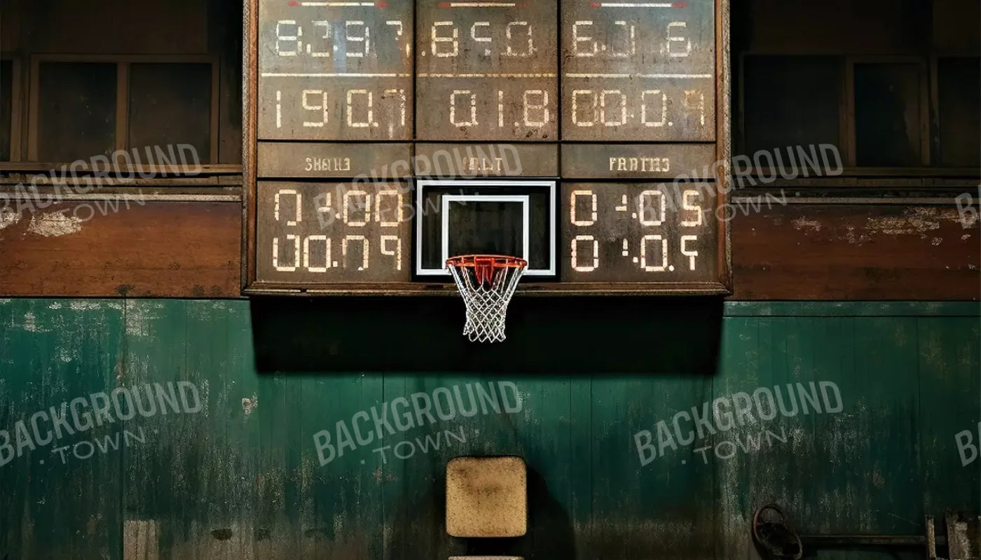 Sports On The Court Vintage 14’X8’ Ultracloth (168 X 96 Inch) Backdrop
