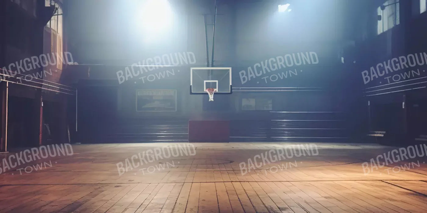 Sports On The Court Vintage Ii 16’X8’ Ultracloth (192 X 96 Inch) Backdrop