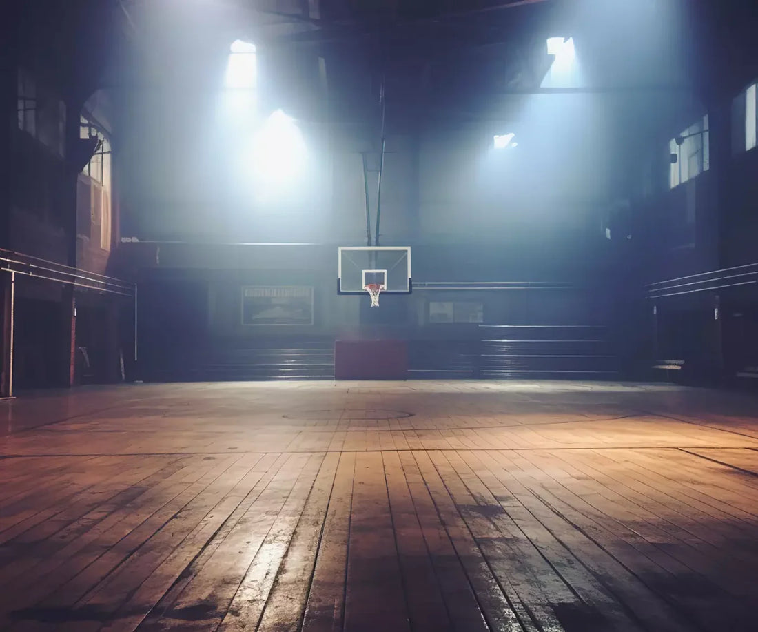 Sports On The Court Vintage Ii 5’X4’2 Fleece (60 X 50 Inch) Backdrop