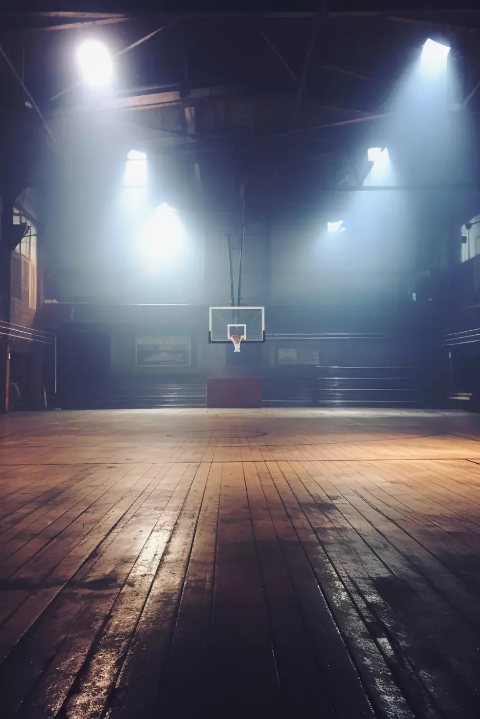 Sports On The Court Vintage Ii 8’X12’ Ultracloth (96 X 144 Inch) Backdrop