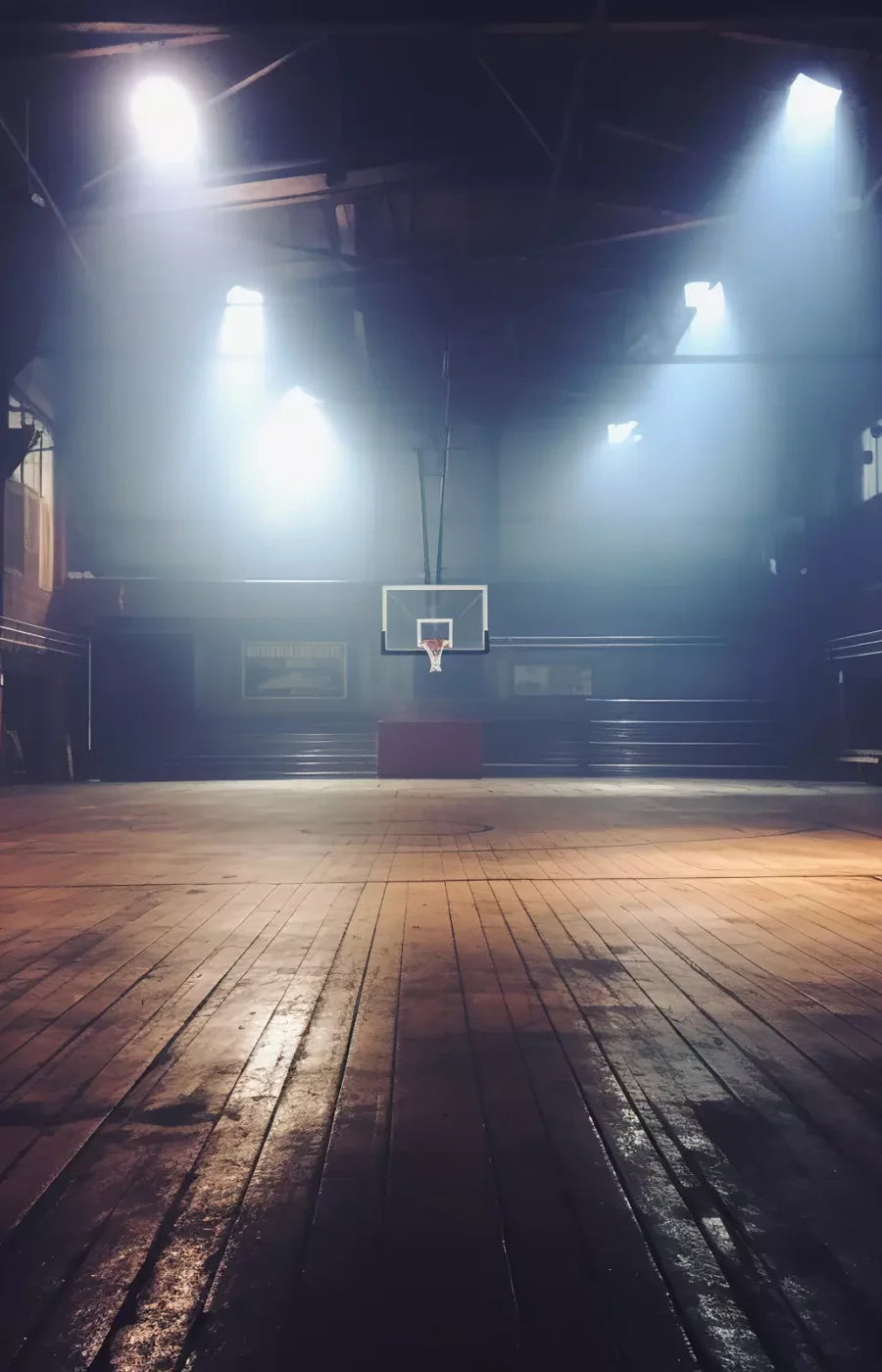 Sports On The Court Vintage Ii 9’X14’ Ultracloth (108 X 168 Inch) Backdrop
