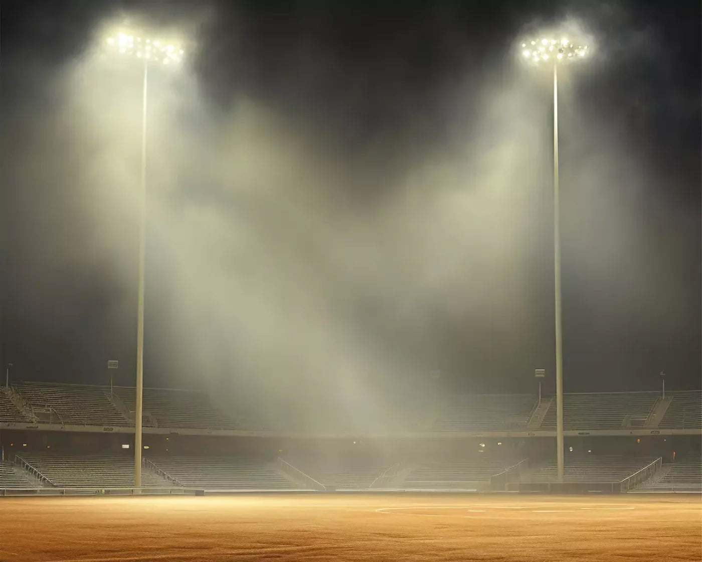 Sports Stadium Ball Field 10’X8’ Fleece (120 X 96 Inch) Backdrop
