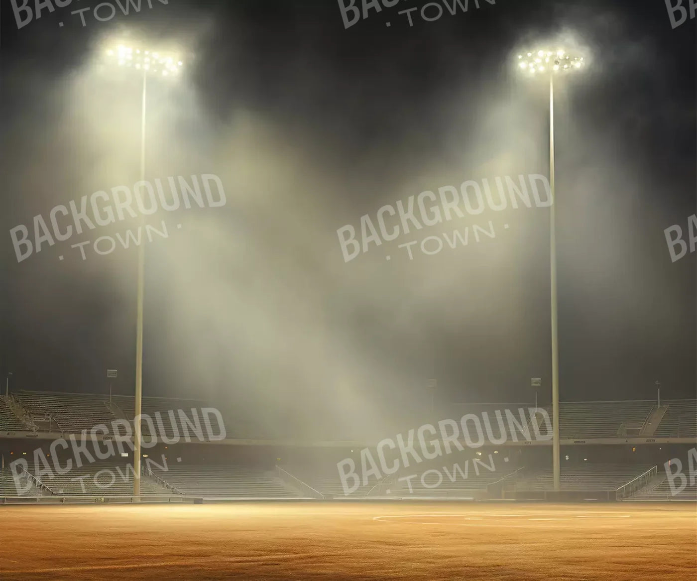 Sports Stadium Ball Field 5’X4’2 Fleece (60 X 50 Inch) Backdrop