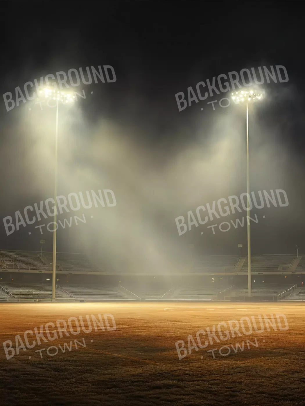 Sports Stadium Ball Field 5’X6’8 Fleece (60 X 80 Inch) Backdrop